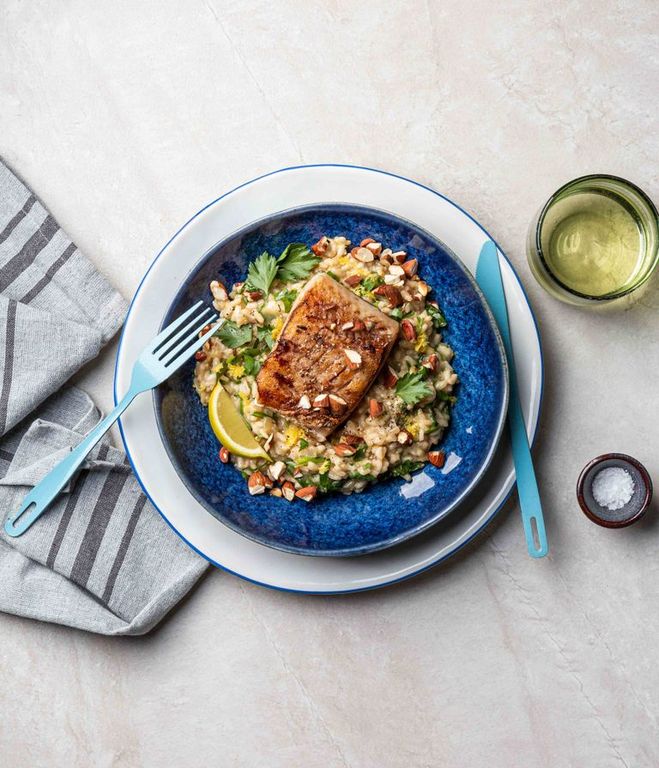 Photo of Vergelegen’s Hake & Spinach Risotto