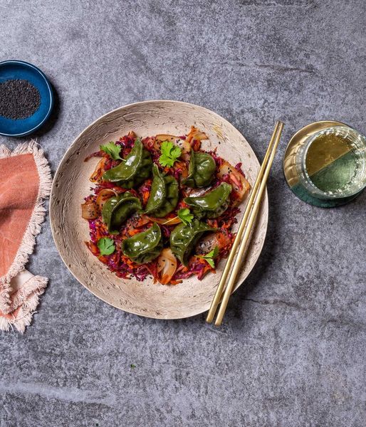 Photo of Veggie Potsticker Stir-fry