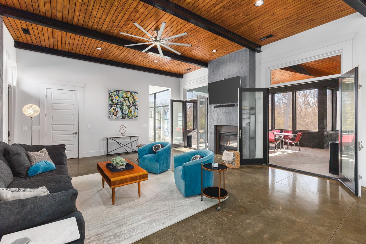 Unique Modern Ranch w/ Pool, Hot Tub, Fireplace