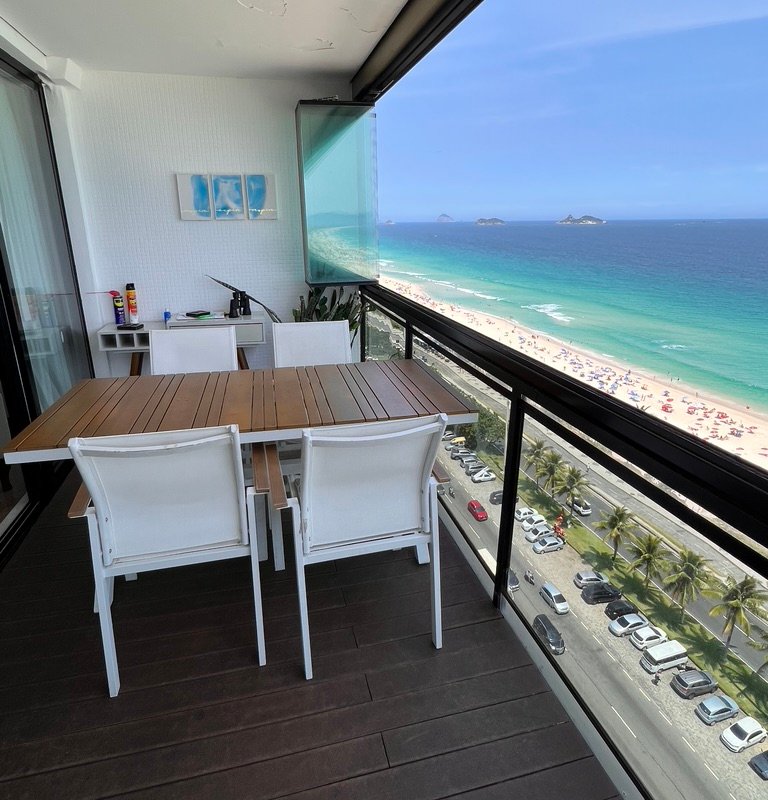 Apartamento de frente ao mar com vista incrível