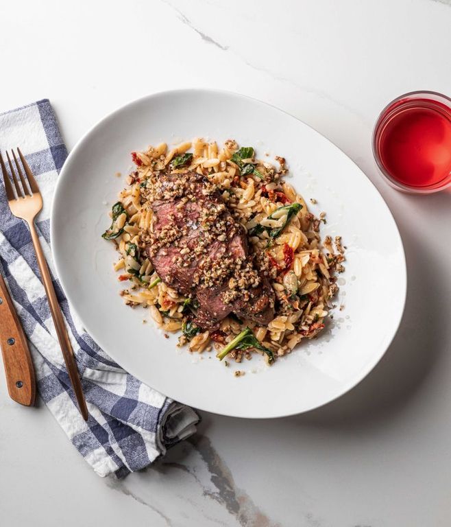 Photo of Greek Almond-crusted Lamb