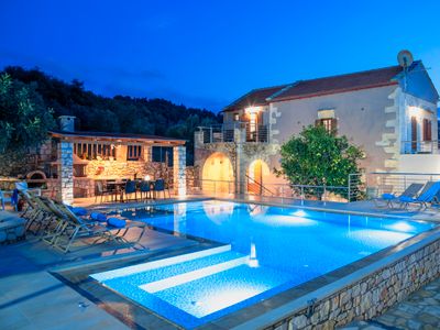 Cretan Lux Villa Heated Pool