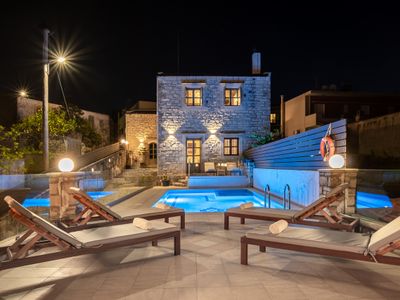 Alexandros villa, private pool, Near tavern