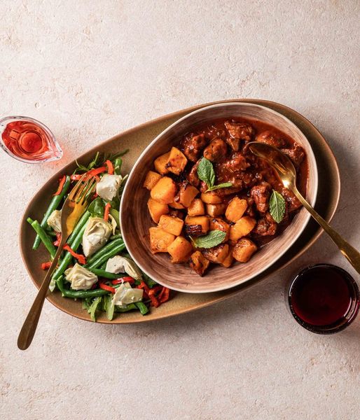 Photo of Ostrich Stew & Green Bean Salad