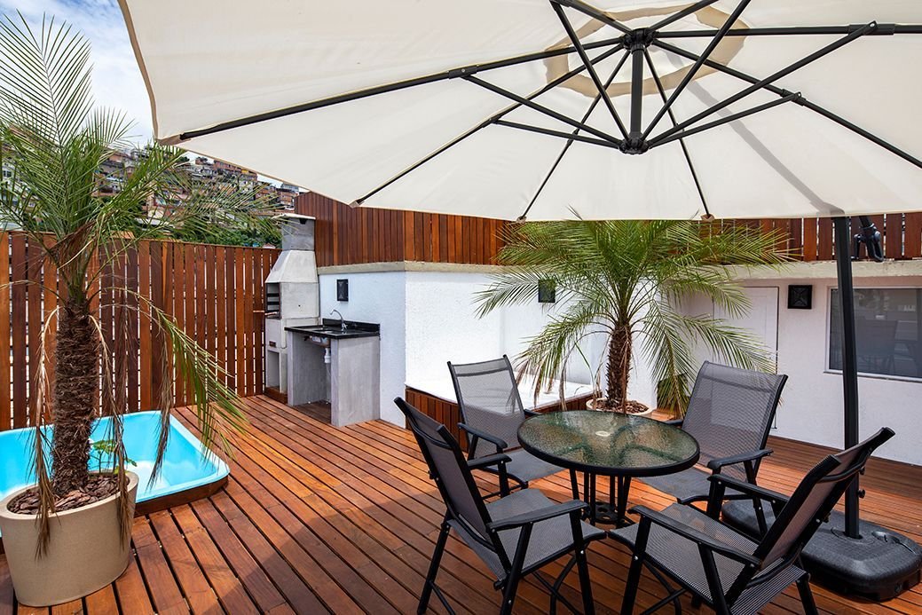 Cobertura Alto Luxo com Terraço, BBQ e Piscina – 4 Quartos gallery image 3