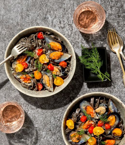 Photo of Rosé-steamed Mussels