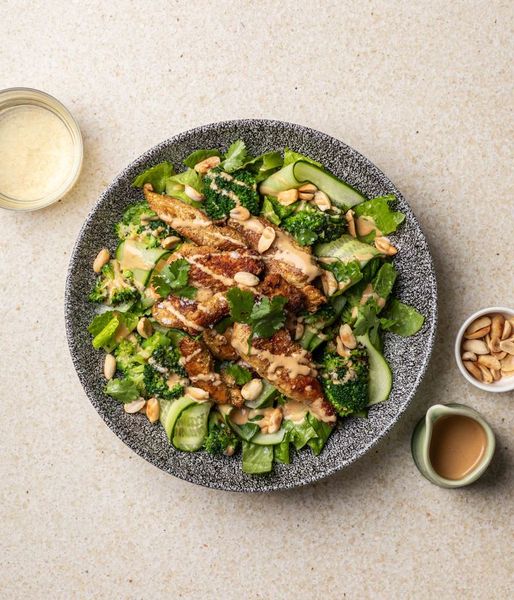 Photo of Chicken & Broccoli Satay Salad
