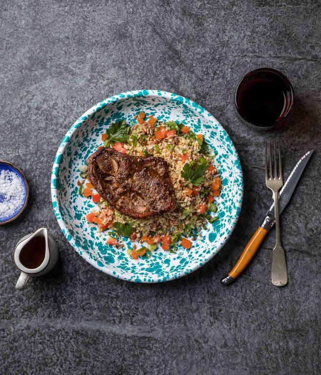 Photo of Lamb Leg Chops & Tabbouleh