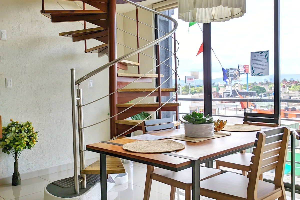 Penthouse hermoso a solo 5 min del aeropuerto. gallery image 4