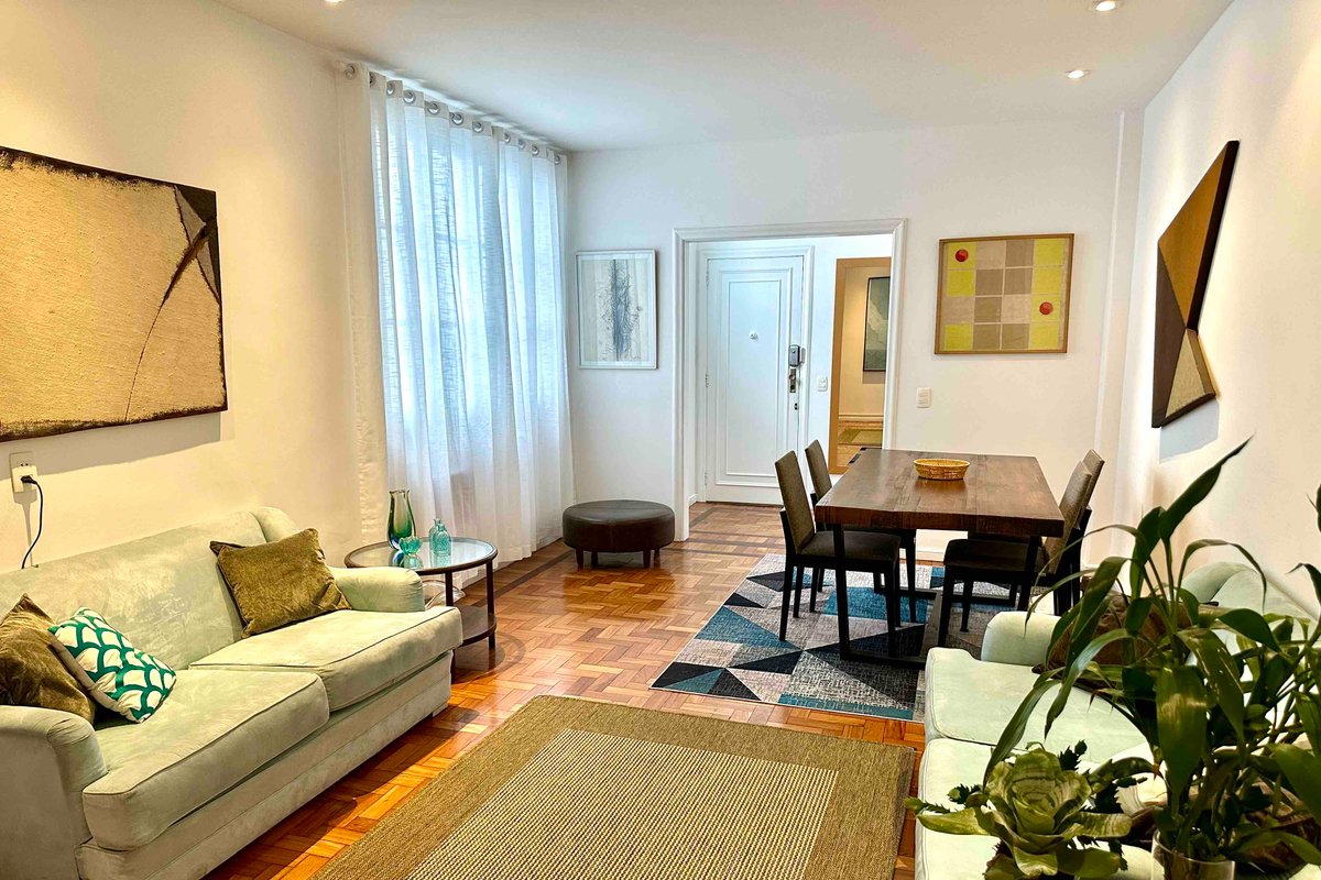 Ipanema/amplo/ varanda / Quadra da praia (201)