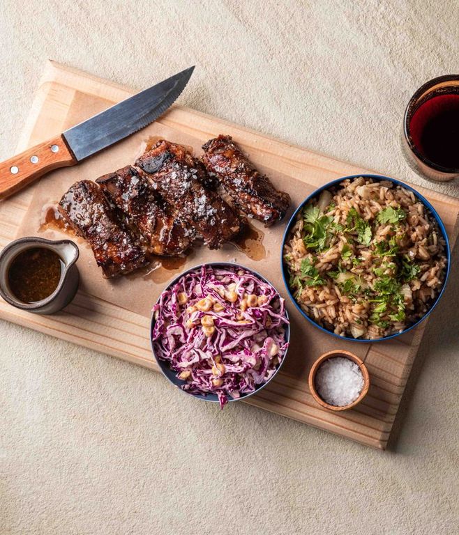 Photo of Sticky Jerk Ribs & Pineapple Rice