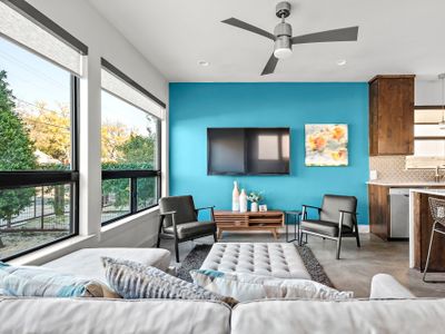 East Austin oasis: perfect bachelor gathering spot