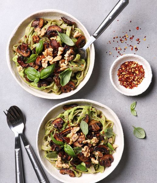 Photo of Walnut & Basil Pesto Pasta