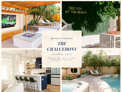 BEACH 5 MINS | Heated Salt Water Pool+Spa+Firepit