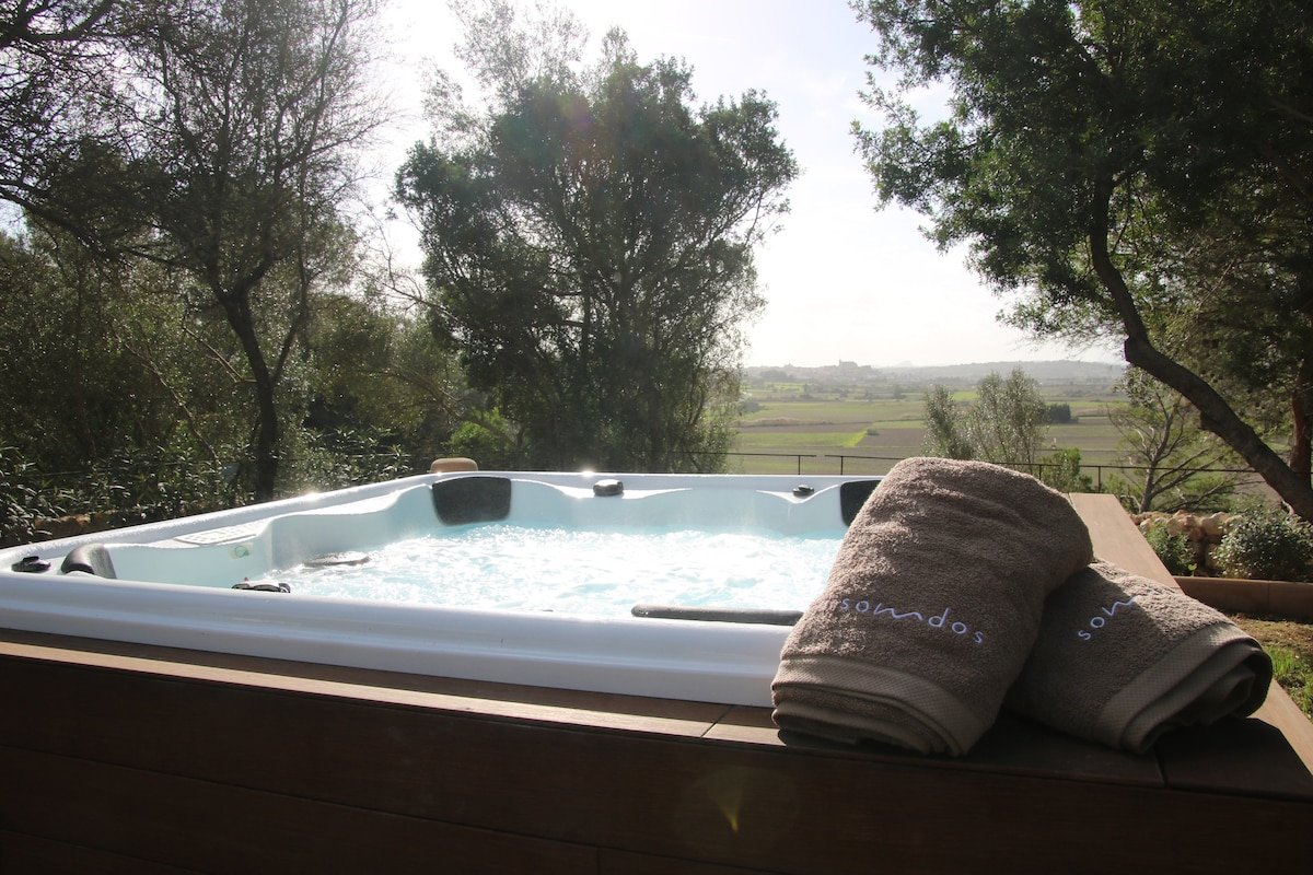 Es Mirador de Vernissa. Jacuzzi, sauna and pool gallery image 4