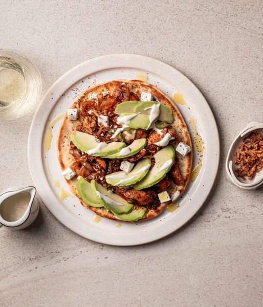 Photo of Chicken & BBQ Sauce Flatbread