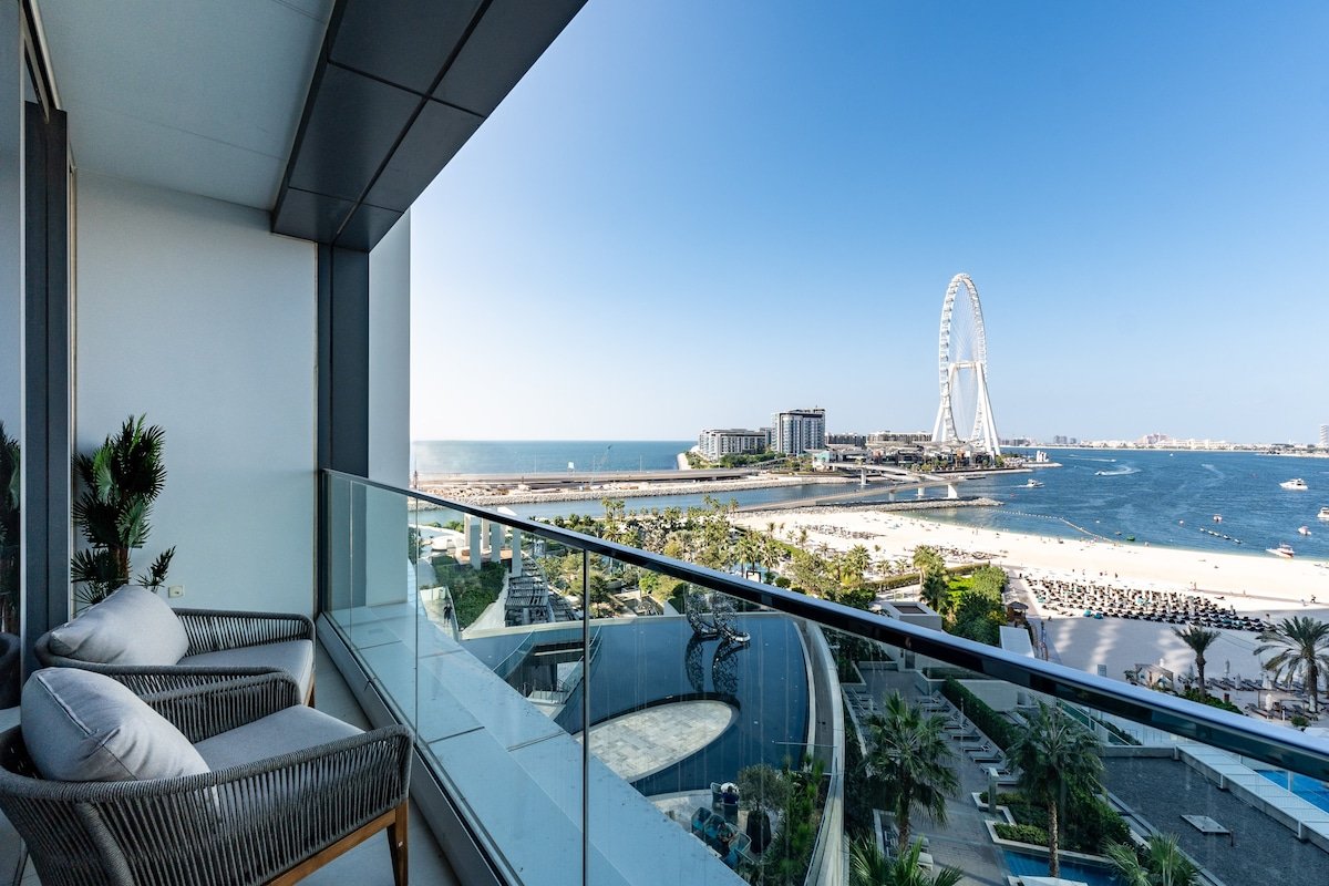 Stylish Address JBR 3BR w/ Ain Dubai View gallery image 5