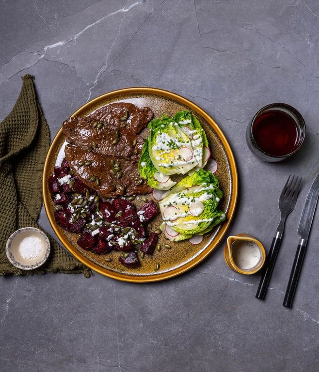 Photo of Pork & Blue Cheese Wedge Salad