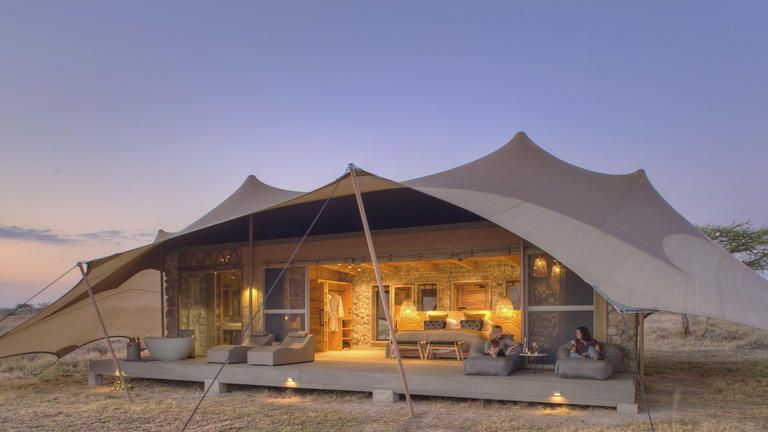 Namiri Plains - Tent Exterior - Namiri Plains - Tent Exterior