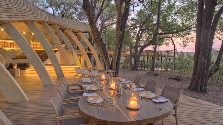Sandibe Okavango Safari Lodge - Guest area
