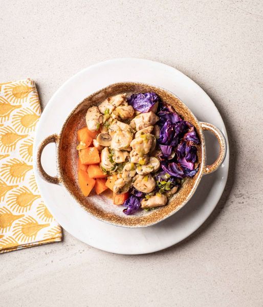 Photo of Saucy Chicken & Mushroom Dinner