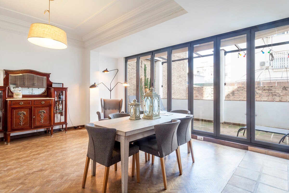 BEAUTIFUL LUXURIOUS FLAT RUZAFA WITH TERRACE. gallery image 3