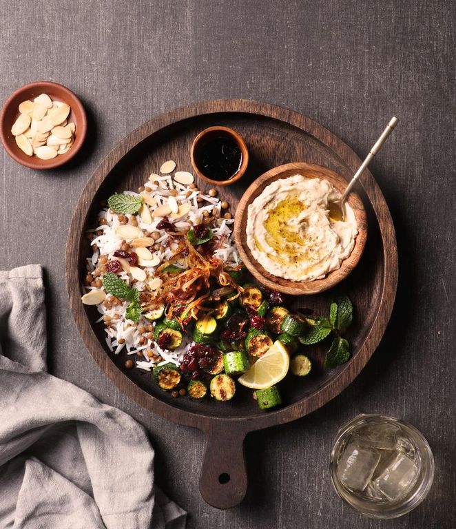 Photo of Lebanese Mujadara & Hummus