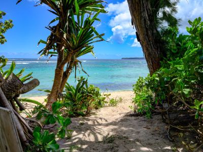 Haena beachfront with panoramic views TVR # 5134