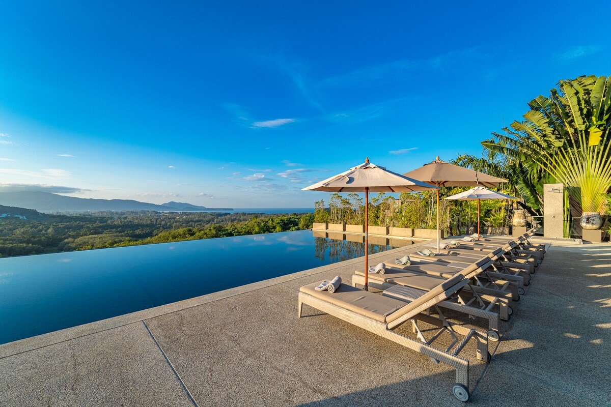 Pano Sea & Hill Views 7BR Luxury Pool Villa Layan gallery image 3