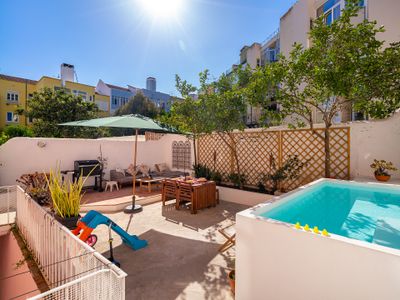 Lisbon Design Flat, Luxury, 7 People, Pool Garden