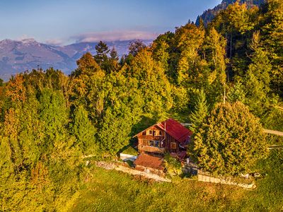 Alps Chalet for Big Group with Sauna & Yoga Terrac
