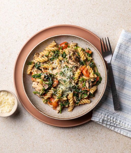 Photo of Herby Creamy Chicken Fusilli Bowl