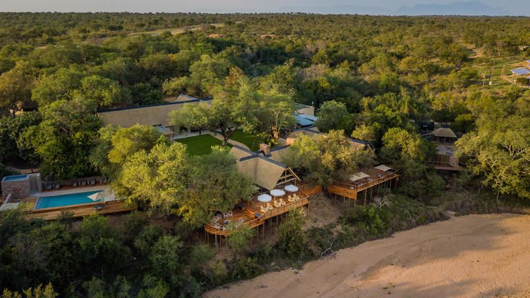 Aerial Shot of The Main Lodge - Aerial Shot of The Main Lodge