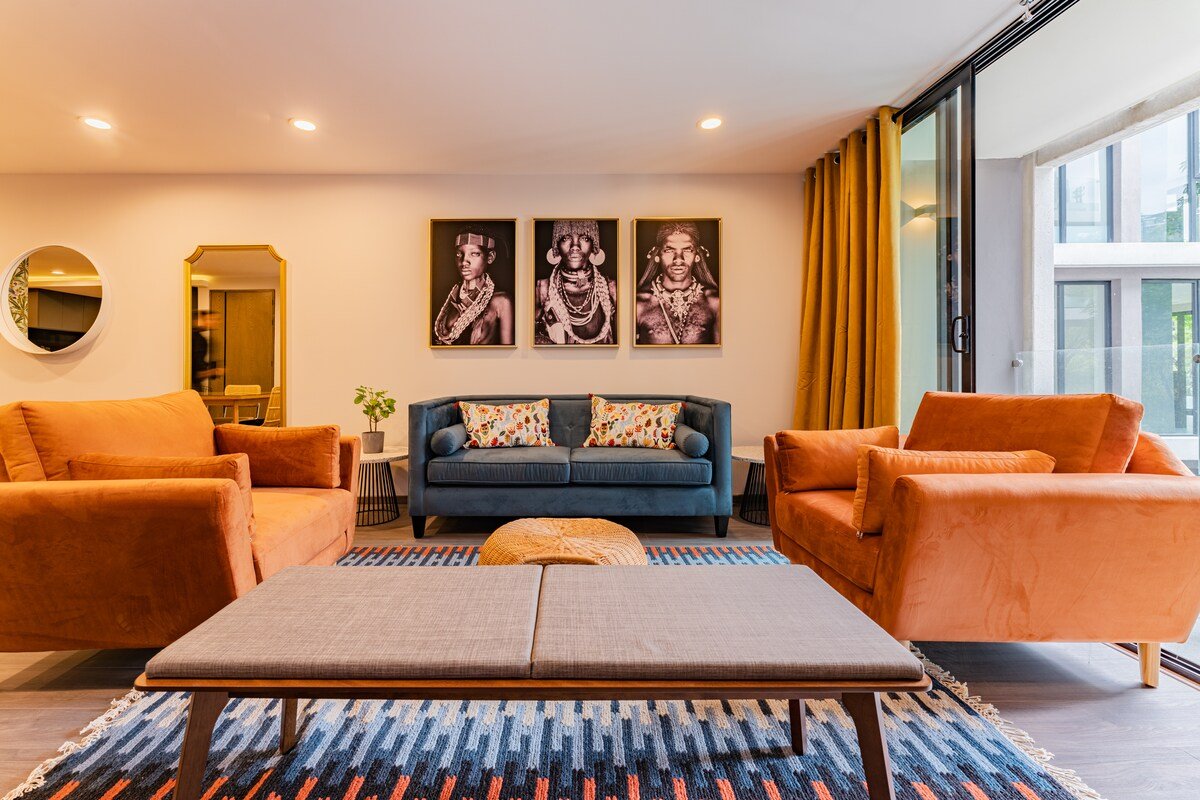 Stylish Parque España,Condesa 2BR w/ Rooftop & Gym gallery image 4