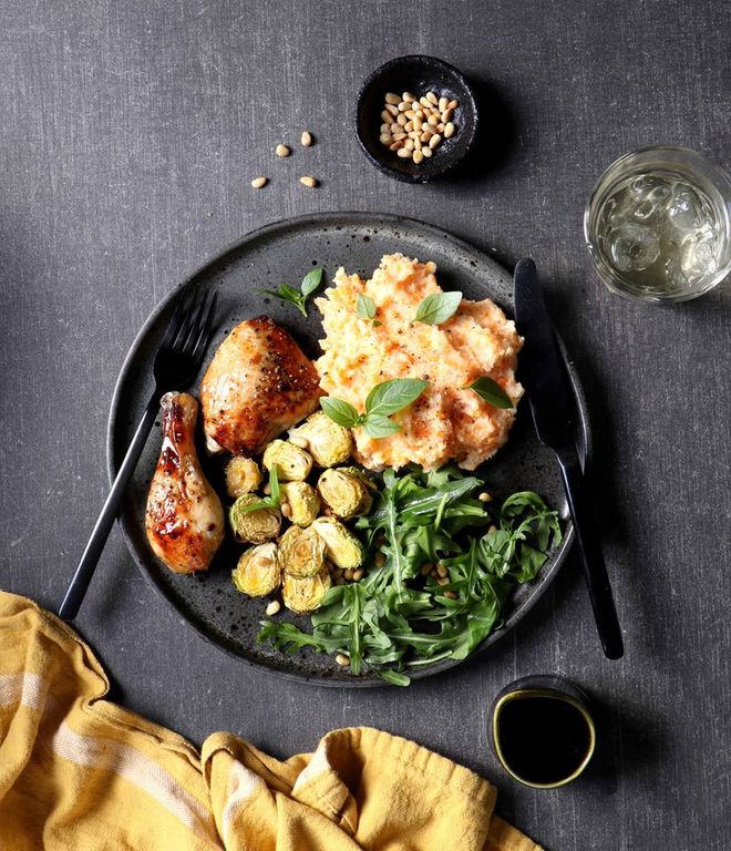 Photo of Sticky Honey-Mustard Roast Chicken