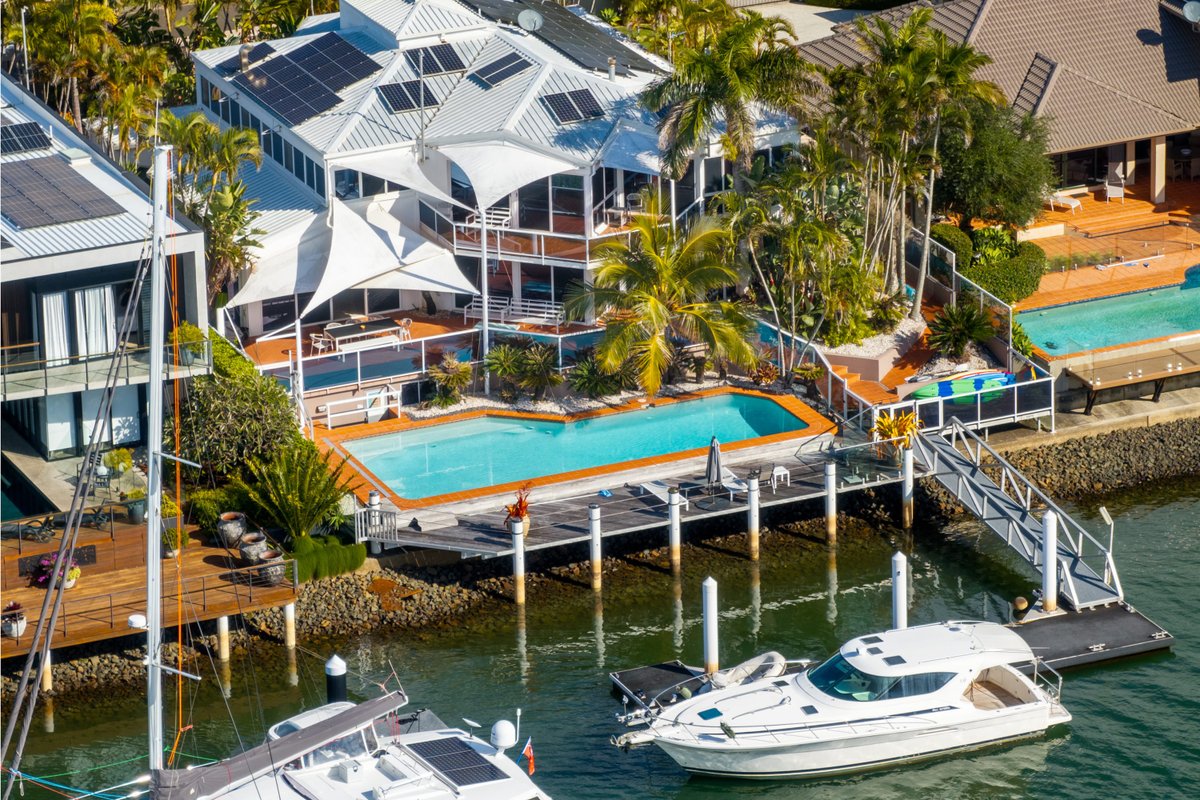 Magnificent Waterfront Living with Pontoon & Pool