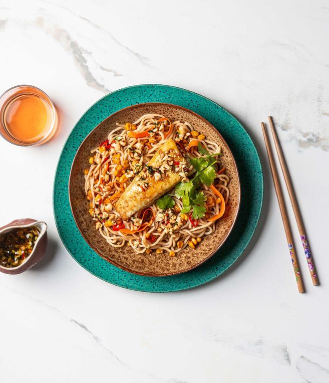 Photo of Peanut-chilli Hake & Noodles