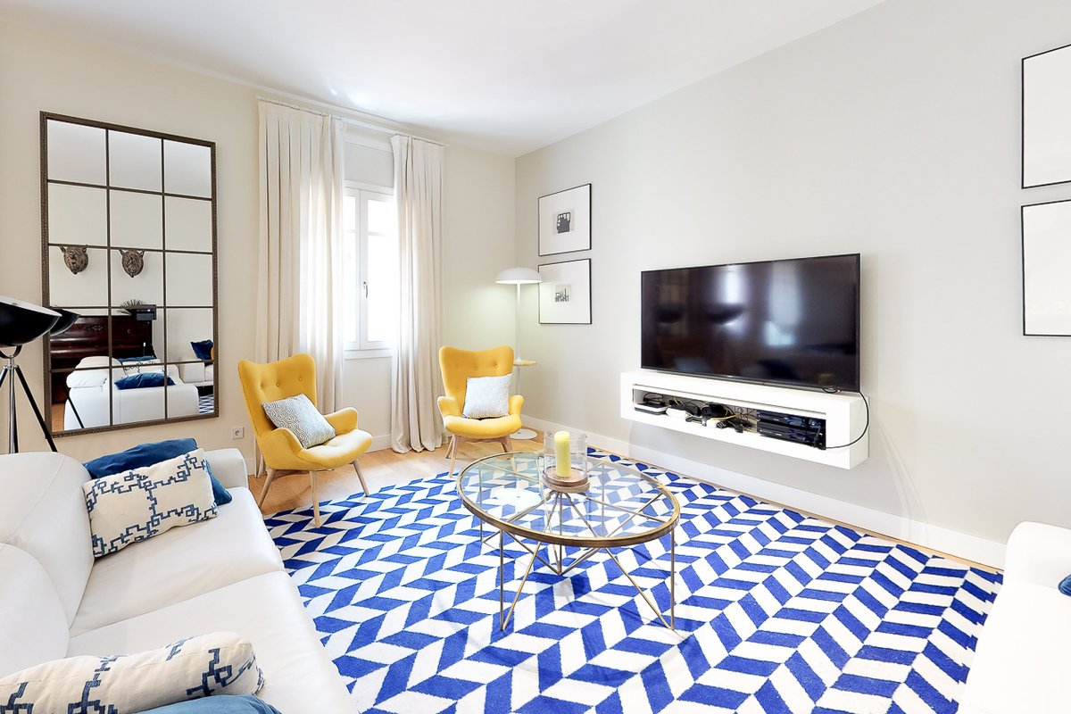 Apartamento de lujo de 4 hab junto a Gran Vía