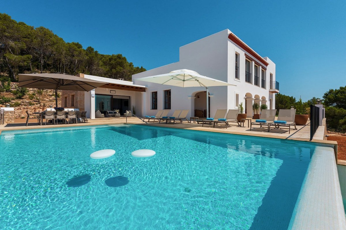 Santa Eulalia- Sea Views- Garden- Bbq-Private Pool