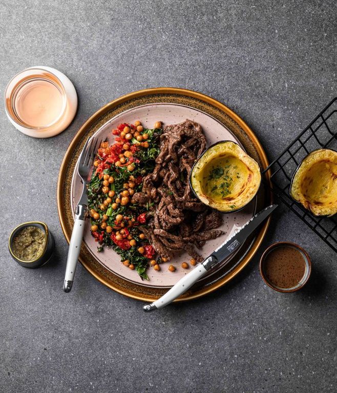 Photo of Beef Rump Strips & Roasted Gem Squash