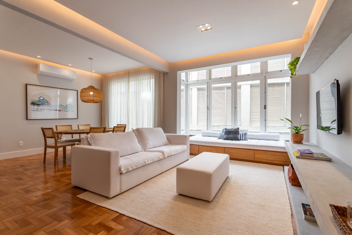 Conforto e silêncio no Leblon.