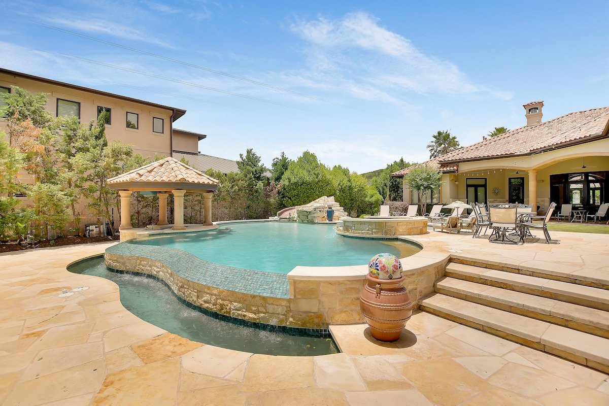 Above Hacienda | Waterfront I Pool & Spa with Slid gallery image 2