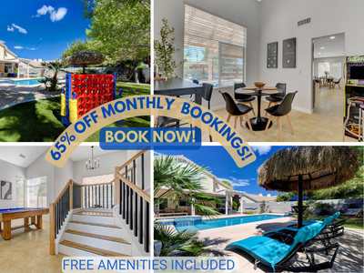 Home Rental with Backyard Pool Oasis – MTR
