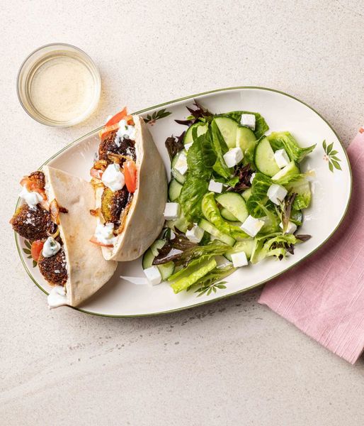 Photo of Middle Eastern Falafel Pitas