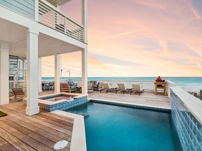 Gulf Front w/Private Pool+ Beach Access| Sleeps 38