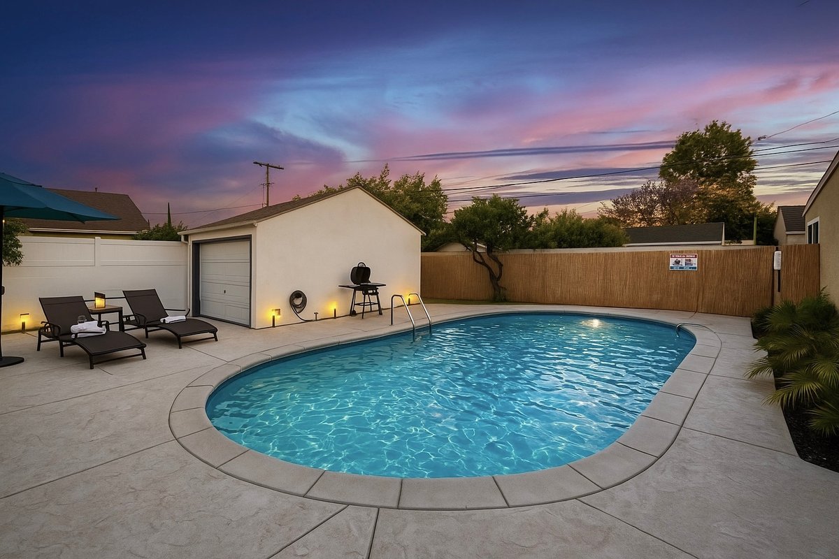 Poolhouse Near Universal Studios!