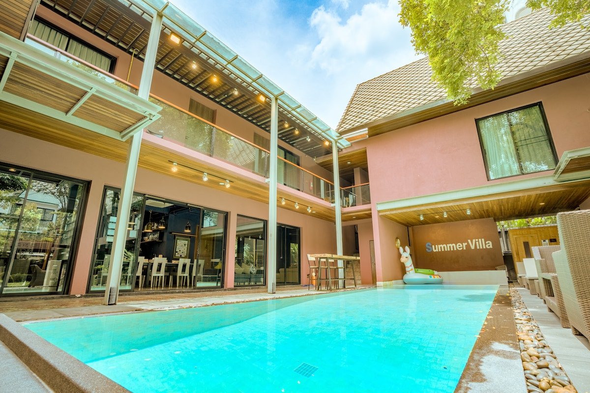 曼谷中心Thong Lor顶级豪宅庄园泳池别墅summer villa 189 gallery image 2