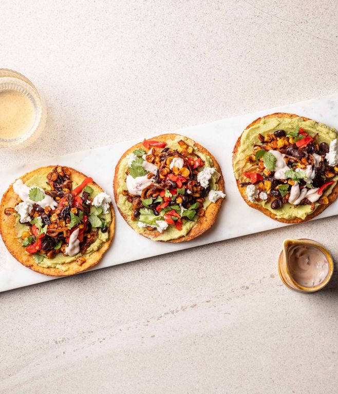 Photo of Vegetarian Mexi-crisp Tostadas