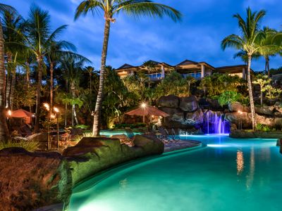 HO’OLEI DESIGNER VILLA24-4 AC WIFI BEACH POOL WALK