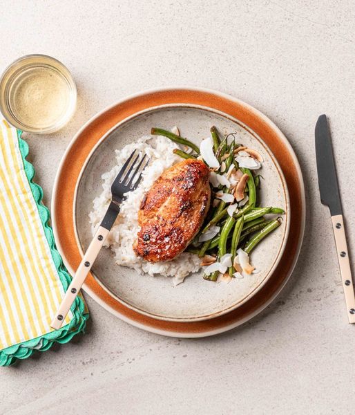 Photo of Honey-garlic Chicken & Coconut Rice